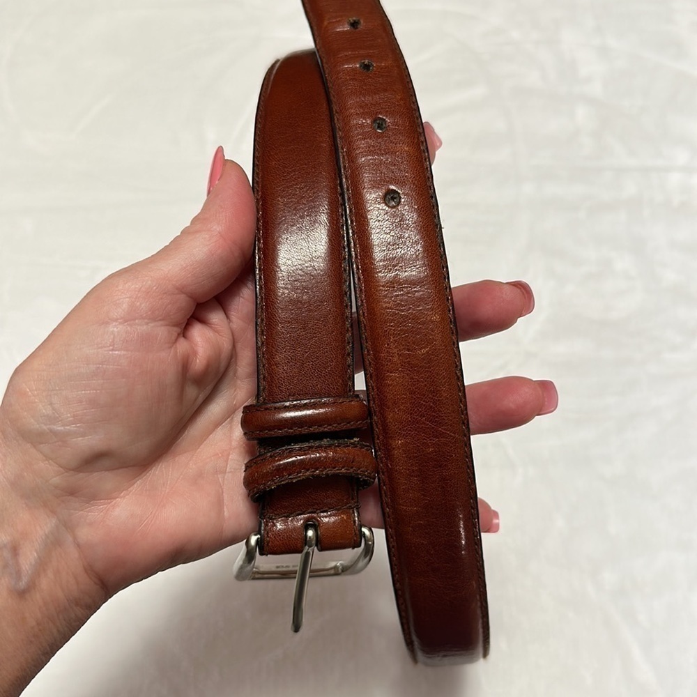 Classic Brown Leather Belt